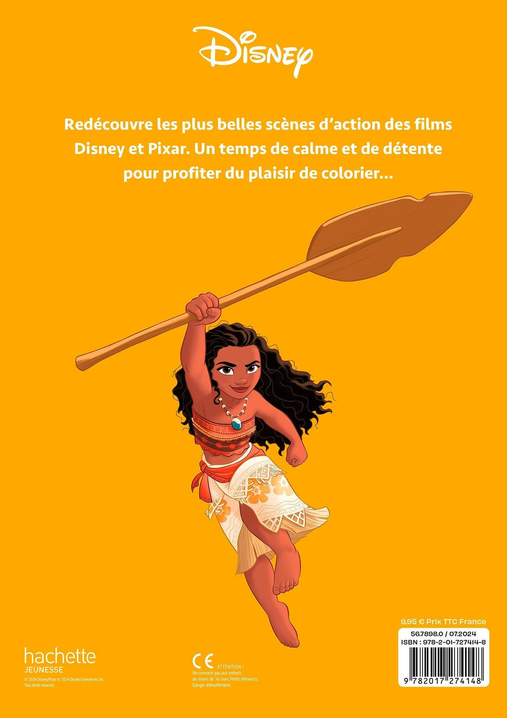 Hachette  раскраска по номерам  DISNEY TEENS - Atelier de coloriages - Scènes d'action