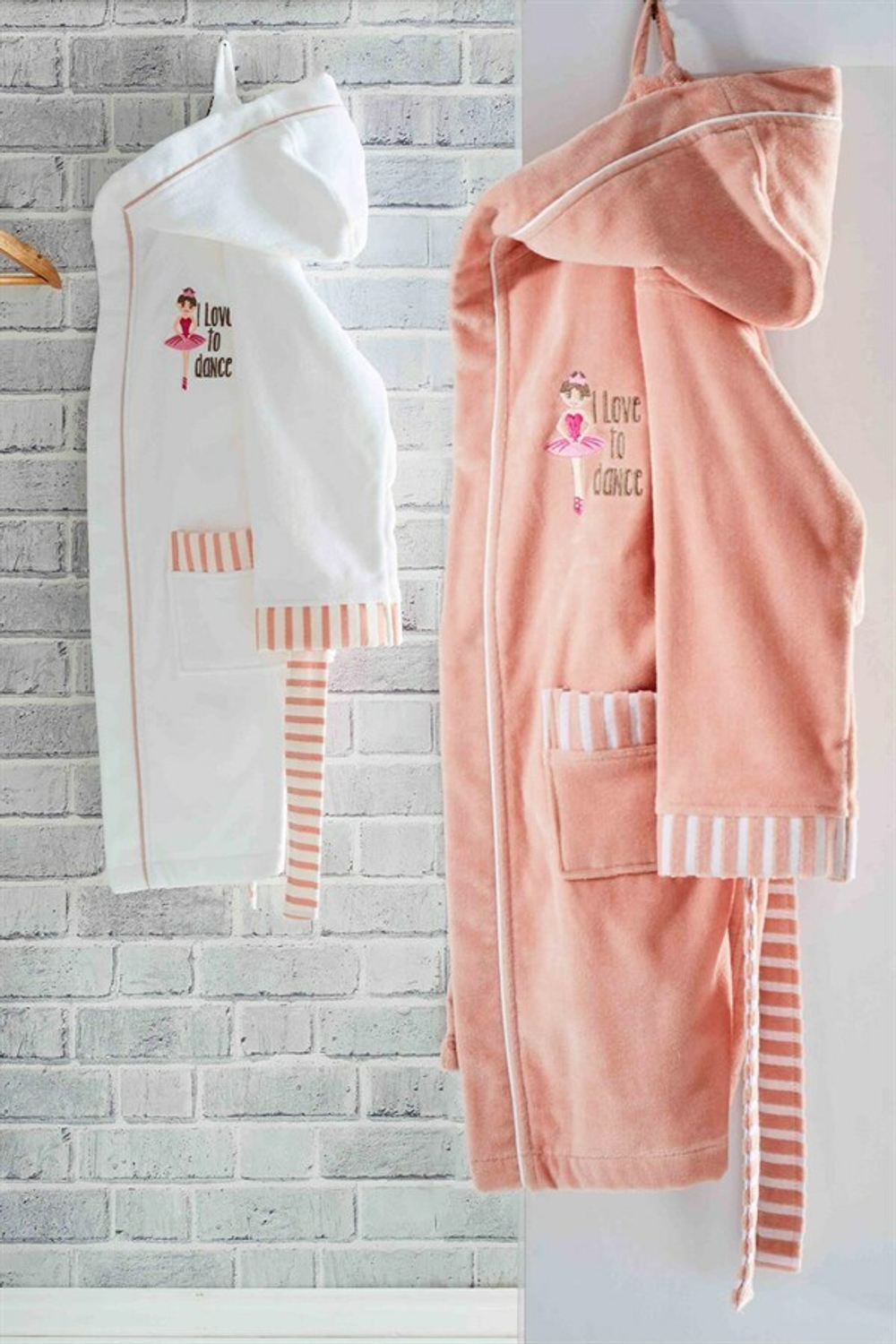 Махровый халат для девочки Eco Cotton