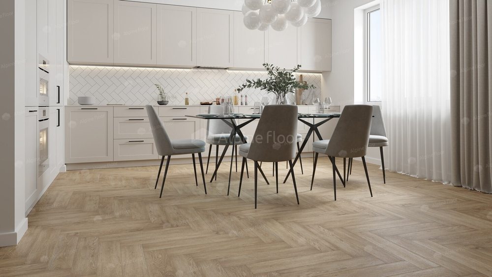 Кварцвиниловая плитка Alpine Floor Parquet LVT ДУБ Селект ECO 16-3 - Магазин напольных покрытий в Екатеринбурге. MAXI ПОЛ.