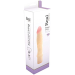 Телесный вибратор REAL RAPTURE SWELL JELLY 8 INCH - 20,5 см. (Цвет: телесный)