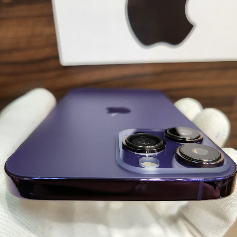 Корпус для iPhone XR в стиле iPhone 14Pro (цвет: Purple - фиолетовый)
