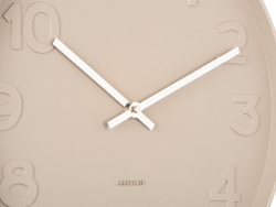 Часы настенные Karlsson MR BROWN Present Time Бежевый
