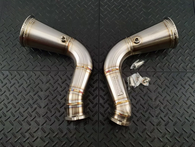 RedStar Exhaust Приемные трубы (Downpipes) без катализаторов с термозащитой Audi RS Q8 / S Q8 / S Q7