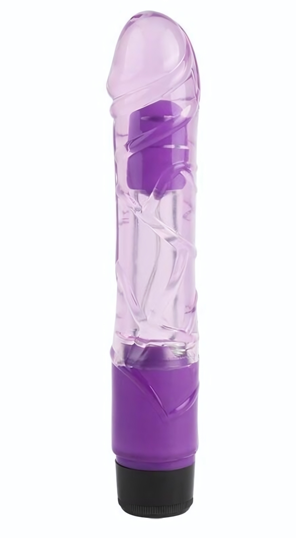 Сиреневый вибратор-реалистик 9 Inch Realistic Vibe - 22,5 см. (Цвет: сиреневый)