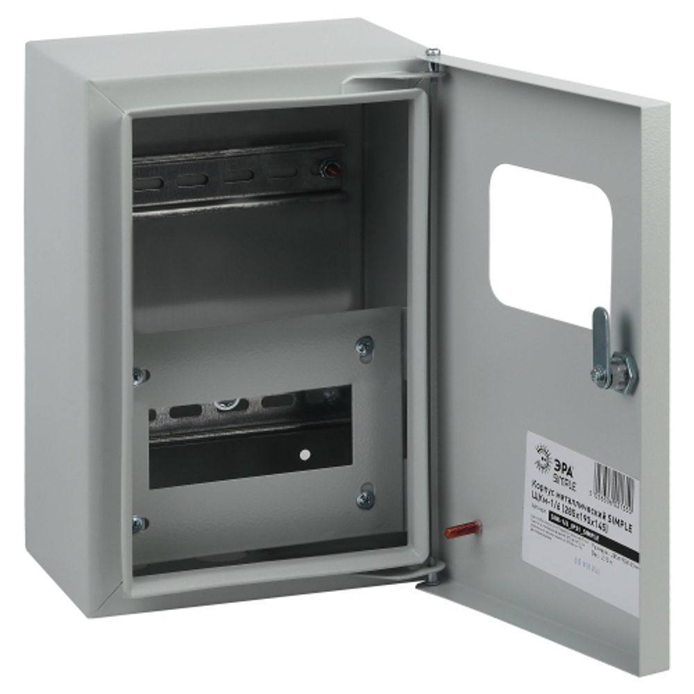 Корпус металлический навесной ЭРА SIMPLE ЩУРН-1/6 (285х190х145) IP31 УХЛ3 серый | Электротовары