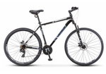 Велосипед 27.5" Stels Navigator-700 MD р.19" Чёрный/Белый