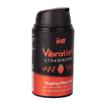 Жидкий интимный гель с эффектом вибрации INTT Vibration! Strawberry 15мл