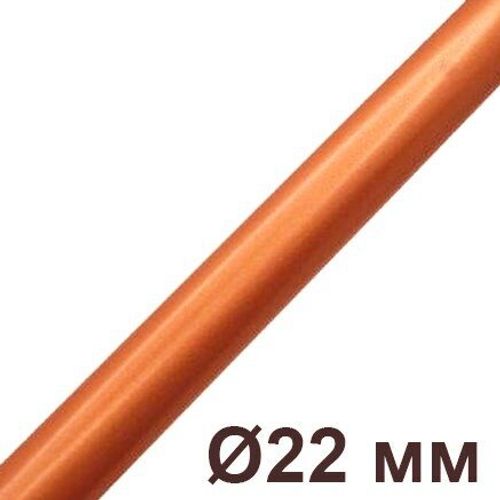 Труба Ø 22 мм для проводки Лофт алюминий, "Медь" , Villaris, GBQ 3002225 / Ø 22 мм