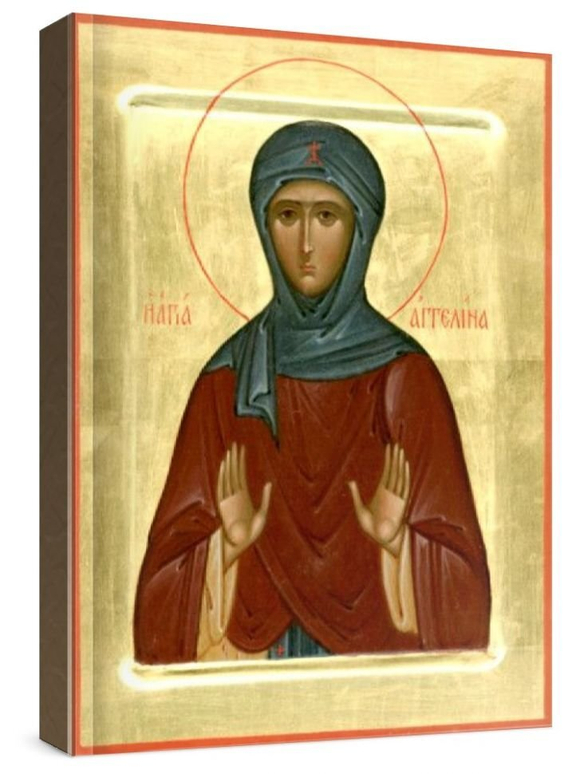 Ангелина Сербская (рукописная икона)