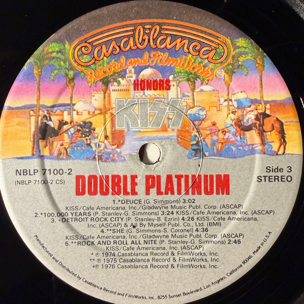 Kiss - Double Platinum 2LP (США 1978г.)