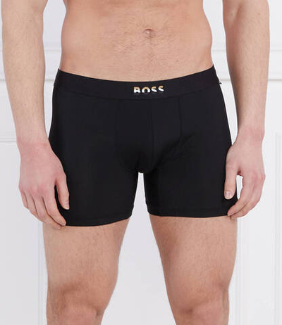 Трусики-боксеры BoxerBr Micro Rib BOSS BLACK - черный(50489426)