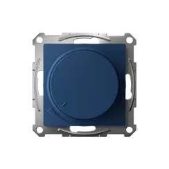 Светорегулятор поворотно-нажимной, LED, RC, 400 Вт Systeme Electric AtlasDesign Аквамарин ATN001123