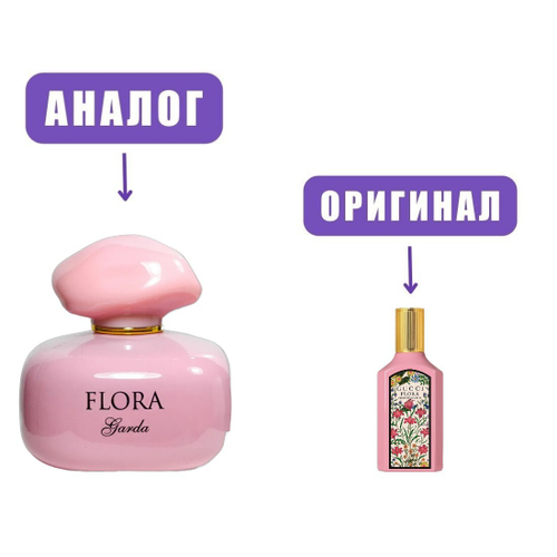 Covet FLORA Garda edT 100ml lady (версия Gucci Flora Gorgeous Gardenia)