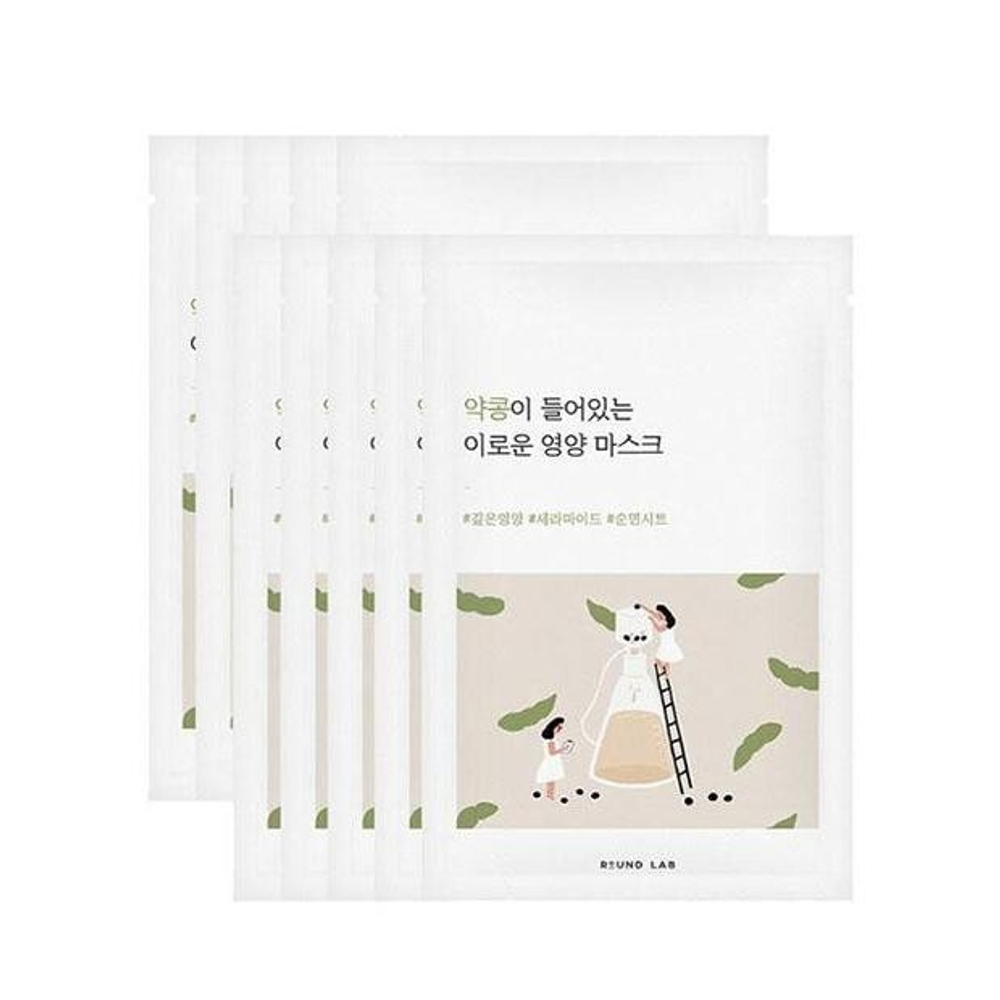 Тканевая маска на основе соевых бобов ROUND LAB Soybean Nourishing Sheet Mask