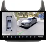 Магнитола для Chevrolet Cobalt 2011+, Ravon R4 (рамка черная матовая) - Teyes CC3-2K-360 монитор 13" 2K QLED на Android 10, Быстрая, CarPlay, 4G SIM-слот, 4 камеры в комплекте