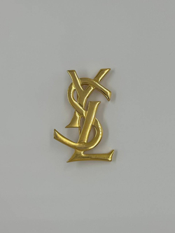 Брошь лого Yves Saint Laurent
