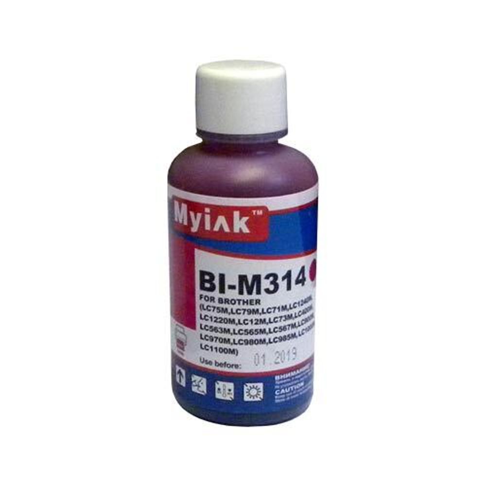Чернила для Brother LC1240M (100мл,magenta, Dye) BI-M314 Gloria™ MyInk Чернила для Brother LC1240M (100мл,magenta, Dye) BI-M314 Gloria™ MyInk