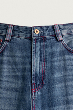 ДЖИНСЫ STRAIGHT FIT С КОНТРАСТНОЙ СТРОЧКОЙ — ZARA