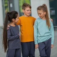 Лонгслив базовый "Графит" подростковый