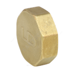Заглушка латунь Ду 25 (1") ВР LD LD.65.504.25