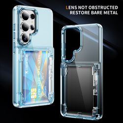 Прозрачный чехол Lumen Case с подставкой 2‑в‑1 и отделением для карт: Samsung Galaxy S26 Ultra