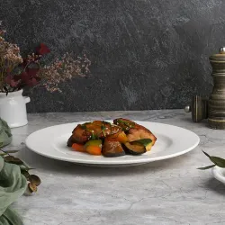 Тарелка d 25,5 см h2,5 см белая фарфор Classic P.L. Proff Cuisine [4]