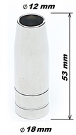 Сопло МР15АК d=12mm, конич.