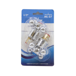 Кран-букса 1/2 кер 8*24 с маховиком КРЕСТ МЛ07 (ML07)  (блистер) MIXLINE пара