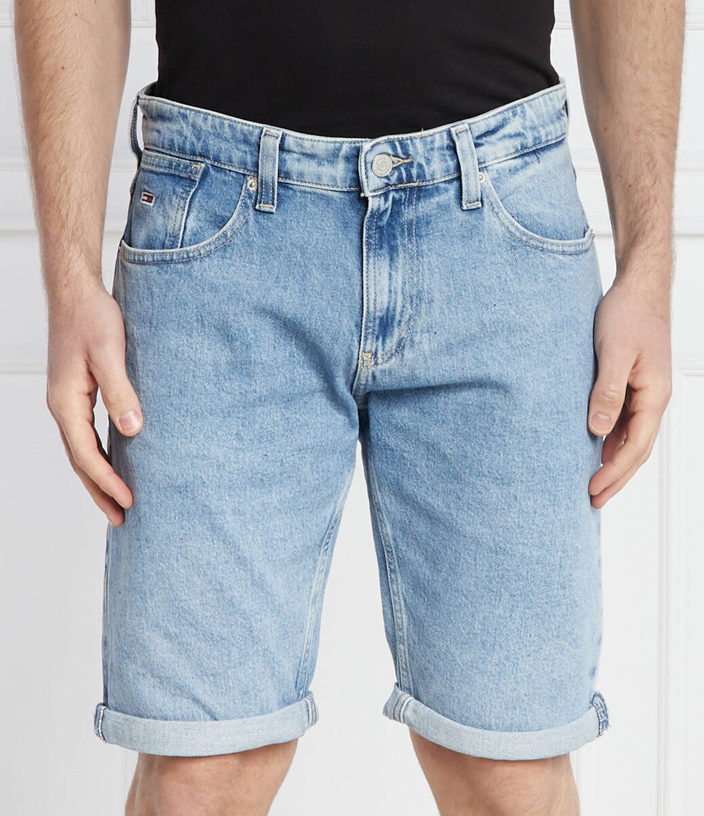 Джинсовые шорты RONNIE Tommy Jeans - голубой(DM0DM19154)