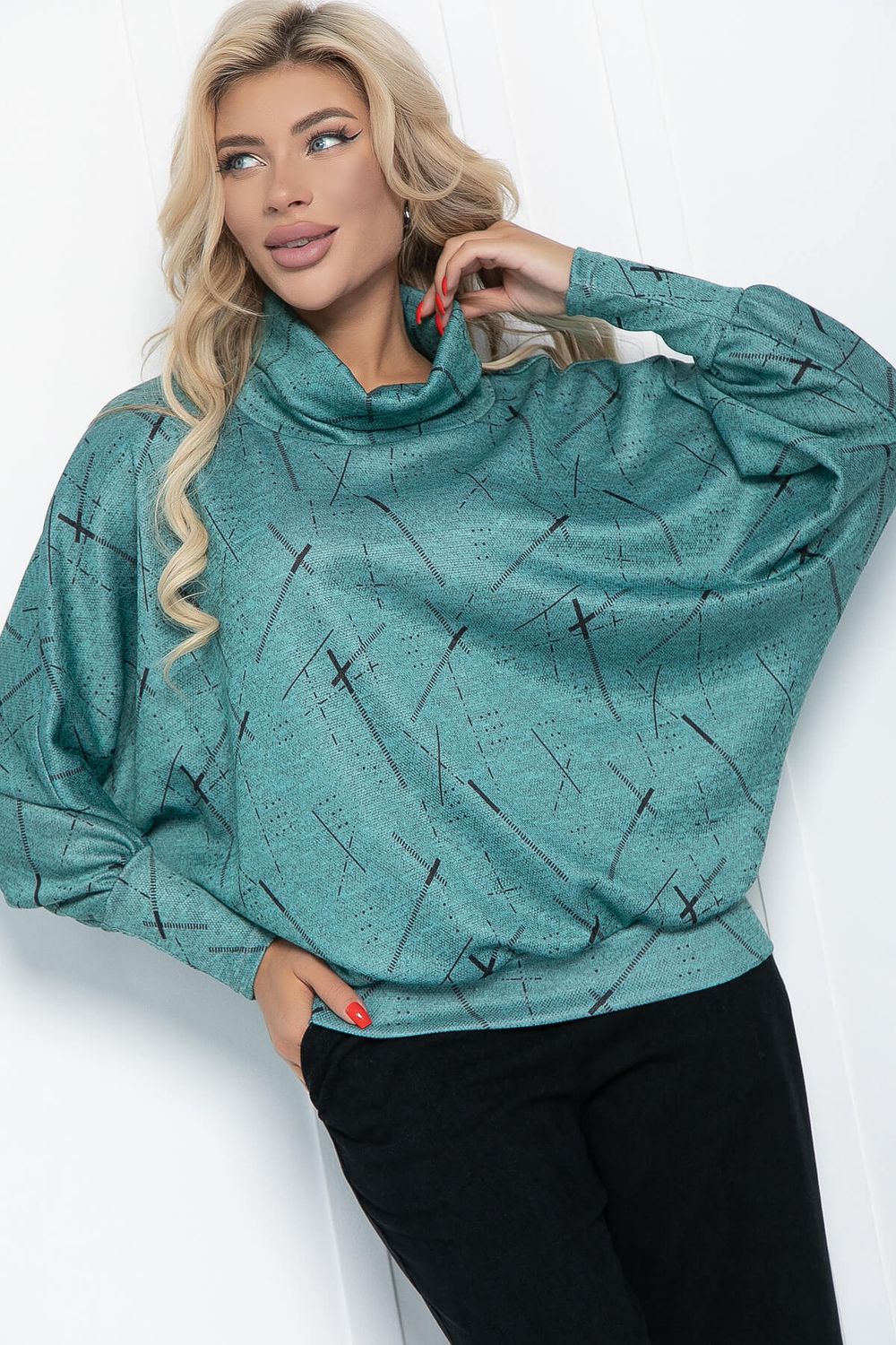 Джемпер Бернарда (мята) Б11447 LT Collection