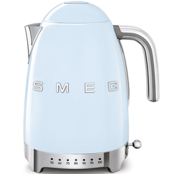 Чайник с регулируемой температурой 1.7л Smeg Стиль 50-х годов 3D голубой
