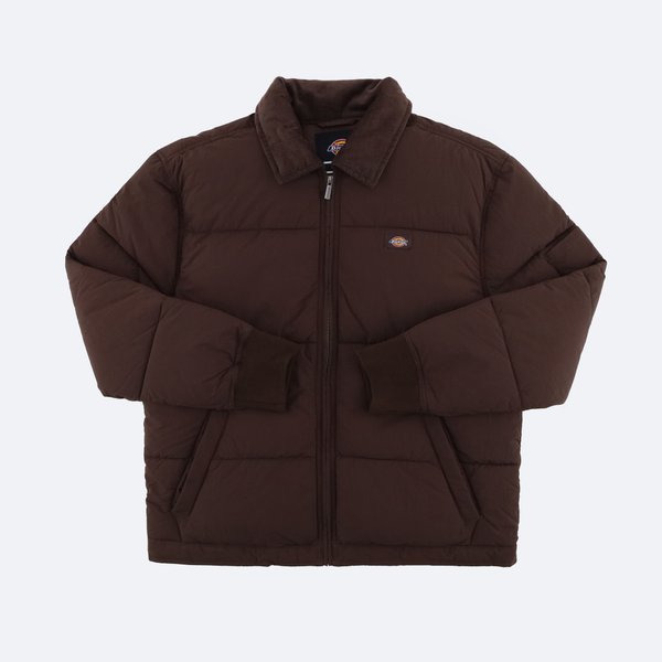Куртка Dickies Overbrook Puffer Jacket (chocolate brown) артикул: - купить в магазине Дайс