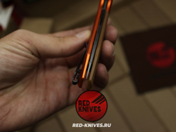 Нож Kershaw 7851 Launch 19 - оранж рук., + микарта RK/Н115