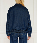 Джинсовая куртка бомбер CALVIN KLEIN JEANS - голубой(J20J224717)