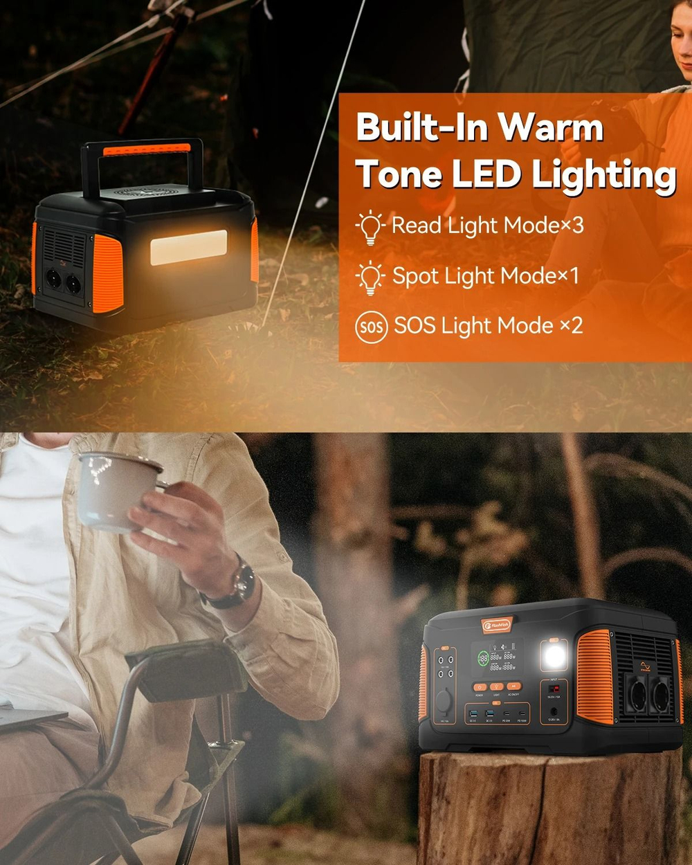 Электростанция портативная 230В  252000mAh Flashfish 932,4Wh 1000W