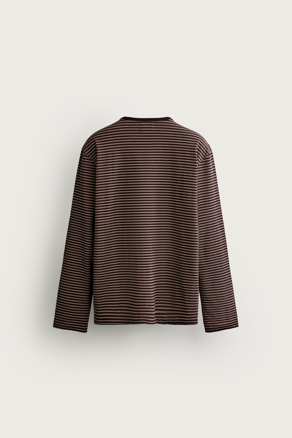 ФУТБОЛКА SUPIMA® С ЖАККАРДОВОЙ ПОЛОСКОЙ — ZARA
