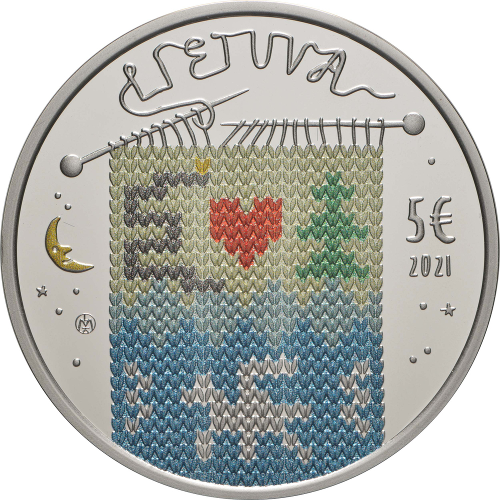 ЛИТВА, 2021, 5 ЕВРО [PROOF] [СЕРЕБРО]