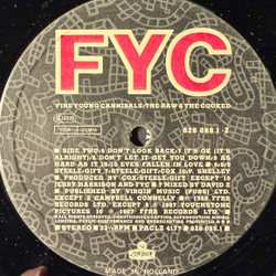 Виниловая пластинка Fine Young Cannibals - The Raw & The Cooked LP