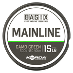 KORDA Леска Basix Main Line 0.4мм 500м 15lb Camo green