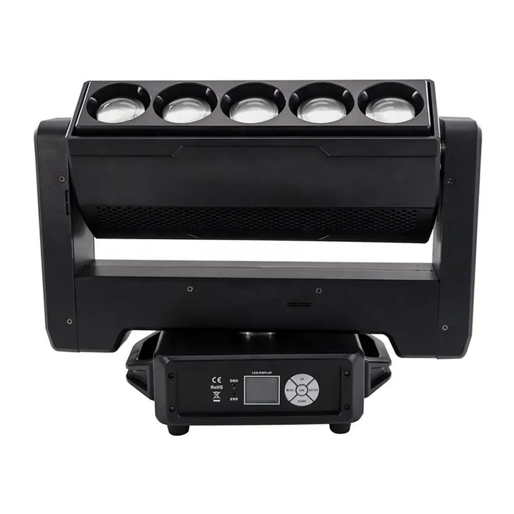 Zumen Solid Beam 5x60 - Вращающаяся голова Beam/Strobe RGBW с бесконечным Pan/Tilt