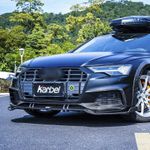 Карбоновые накладки на воздуховоды переднего бампера для AUDI A6 ALLROAD C8 Рестайлинг 2020+ Ауди