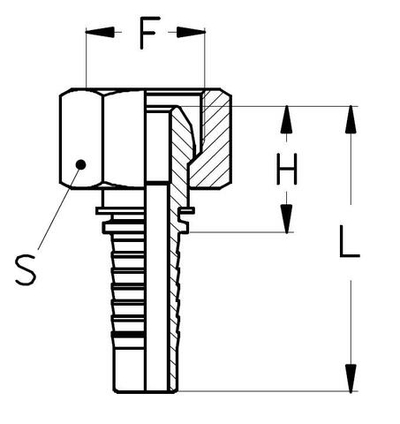 Фитинг DN 16 DKL (Г) 26x1.5