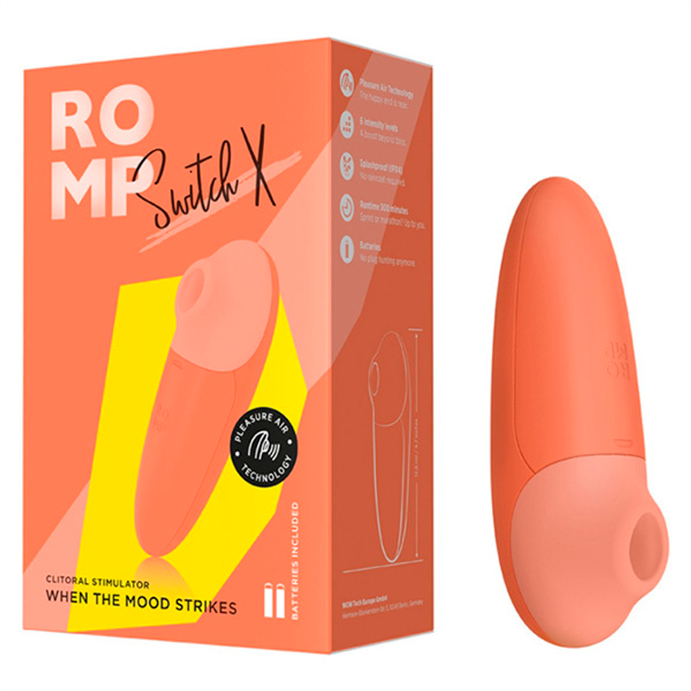 Бесконтактный клиторальный стимулятор 12,9см Romp Switch X Clitoral Stimulator