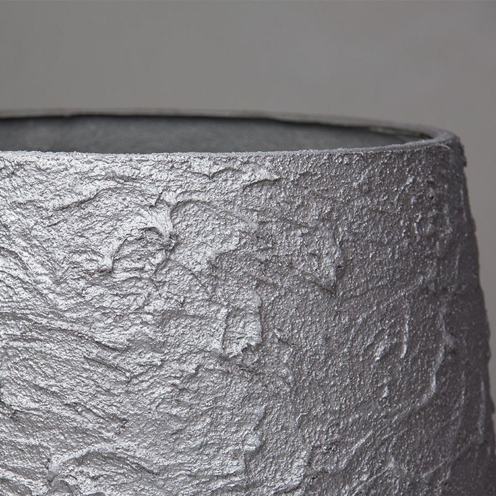 Кашпо UPON SILVER MAX D85 H75