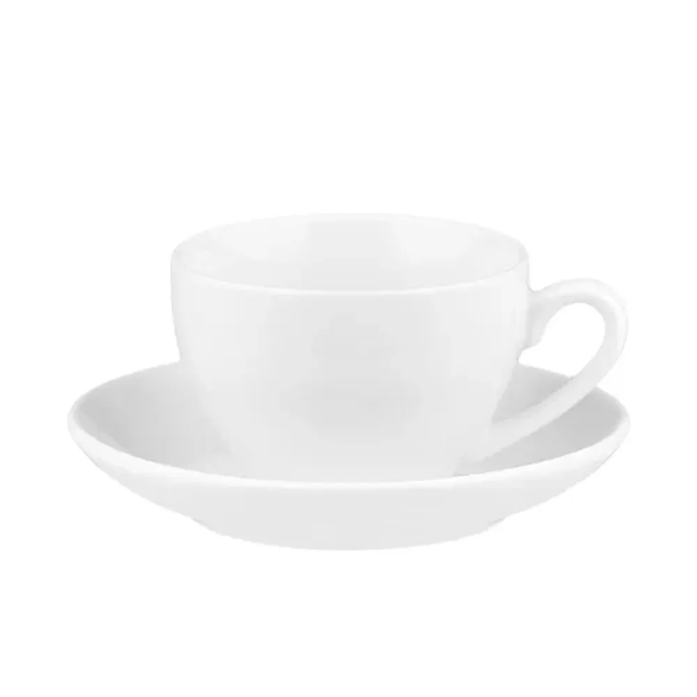Чайная пара 200 мл белая d 8,6 см h6,2 см фарфор P.L. Proff Cuisine [4]