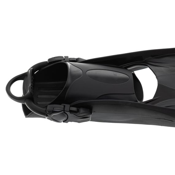 Ласты с открытой пяткой Marlin Scuba (Elastic Bungee Strap) черные