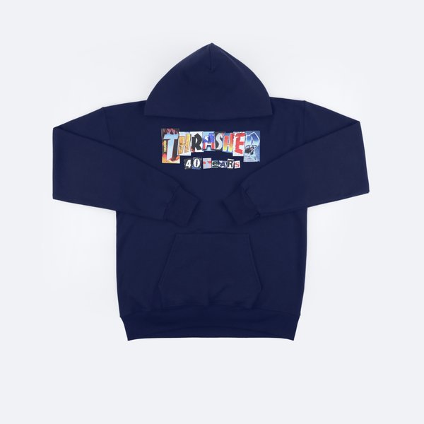 Худи Thrasher Ransom 40 Years Hoodie (navy) артикул: - купить в магазине Дайс