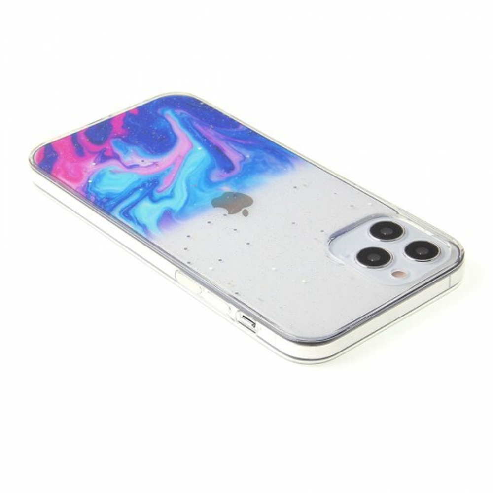 Силиконовый чехол Акварель для iPhone 12, 011852