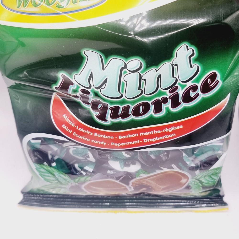 Карамель Woogie mint liquorice Мята и Лакрица (170x2) 340 г (Австрия)