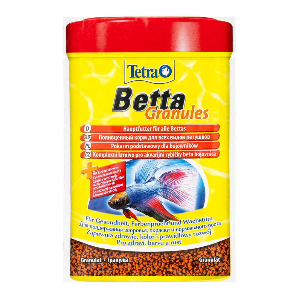 Tetra Betta Granules Корм для бойцовых и лабиринтовых рыб 5 г